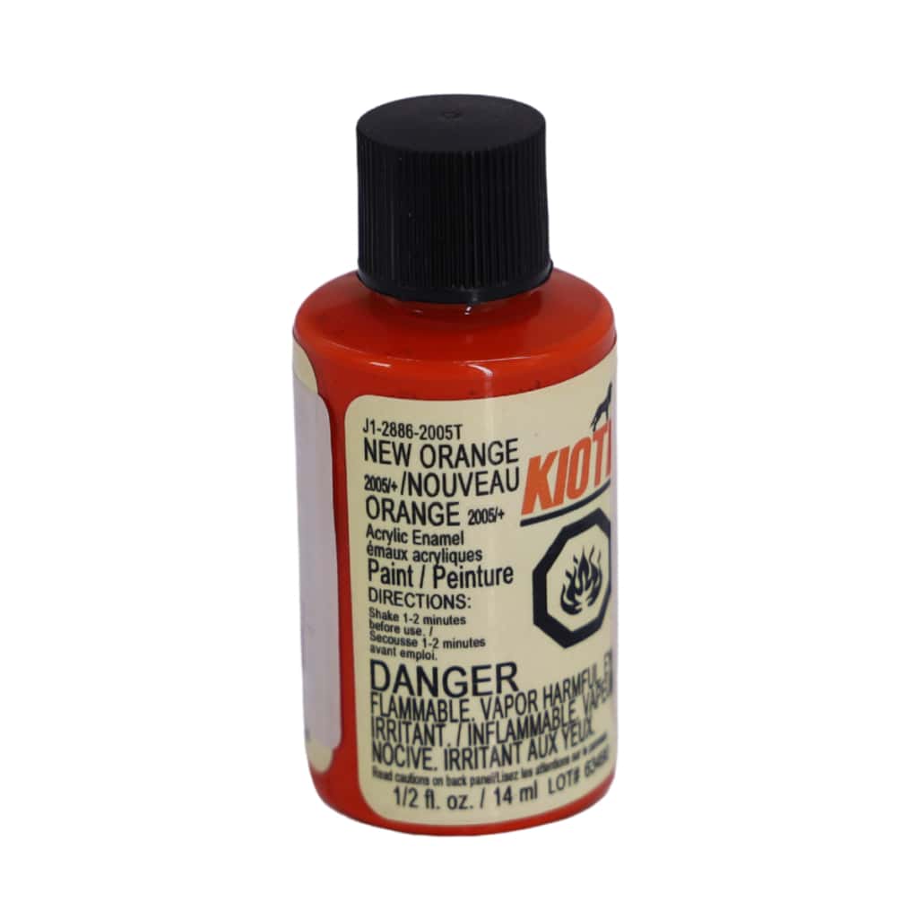 Kioti New Orange Touchup Paint 2005 2019, 1/2 oz. Nolt’s Power