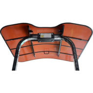 Sun-Smart Tractor & Mower Sunshade Canopy - ROPS Mount - 44" x 44" - Orange